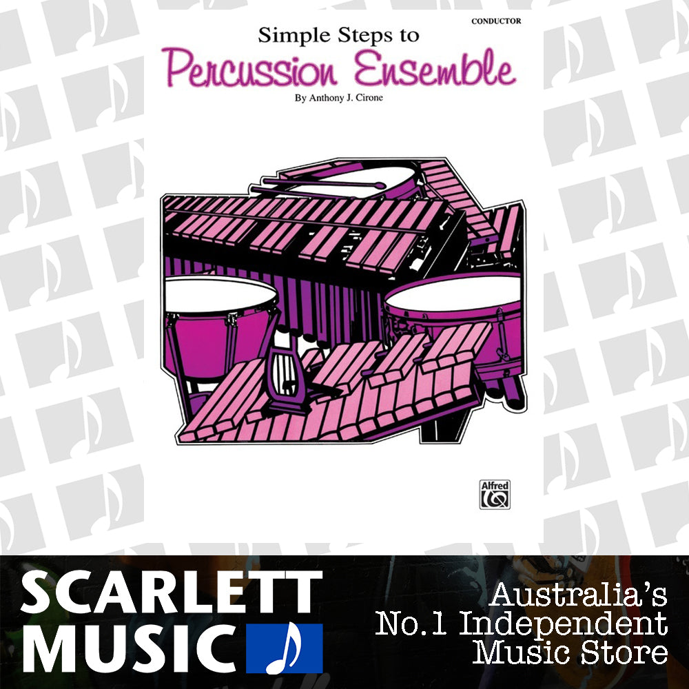Simple Steps to Percussion Ensemble Conductor Sheet Music — view 2