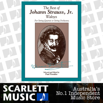 Best of Johann Strauss for String Quartet - Bass Sheet Music — view 2