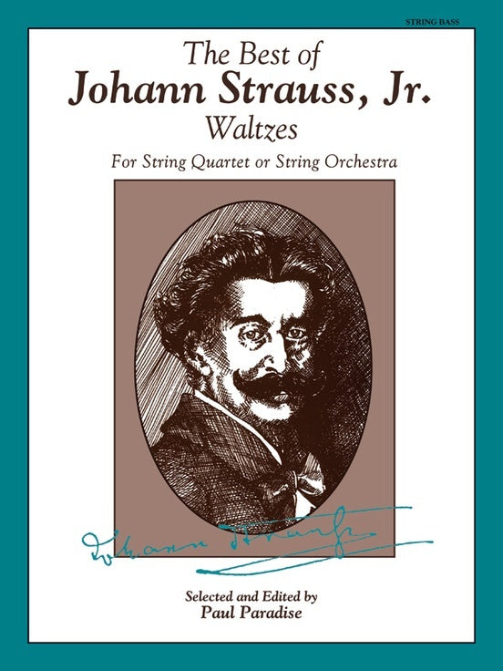 Best of Johann Strauss for String Quartet - Bass Sheet Music