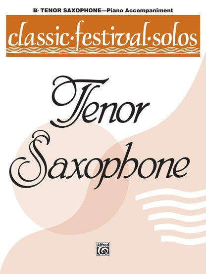 Classic Festival Solos Book 1 Ten Sax Piano Accomp