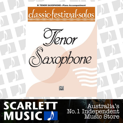 Classic Festival Solos Book 1 Ten Sax Piano Accomp — view 2