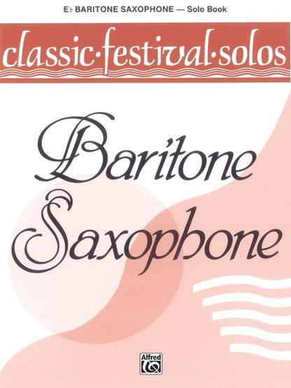 Classic Fest Solos V-1 Bari Sax Sheet Music