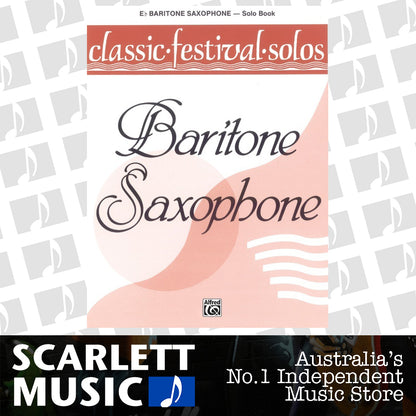 Classic Fest Solos V-1 Bari Sax Sheet Music — view 2