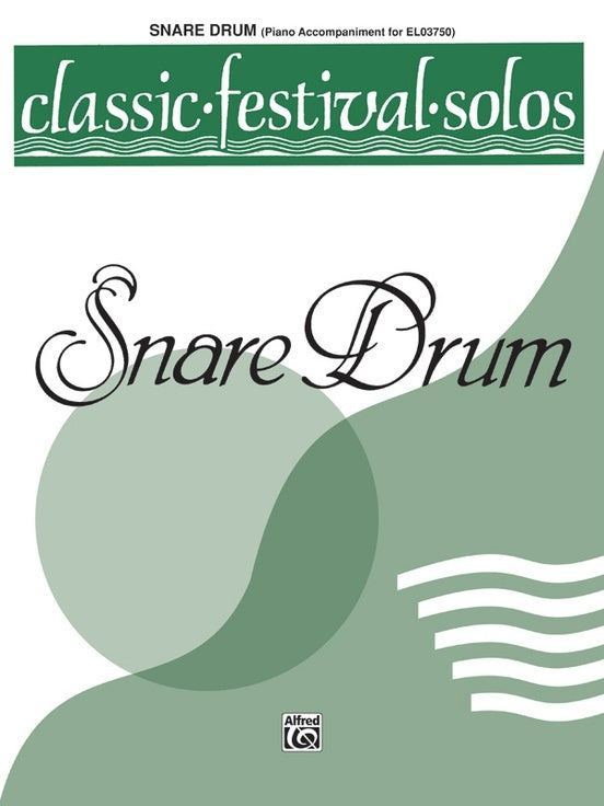 Classic Festival Solos Book 1 Snare Drum Piano Accom