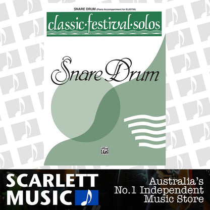 Classic Festival Solos Book 1 Snare Drum Piano Accom — view 2