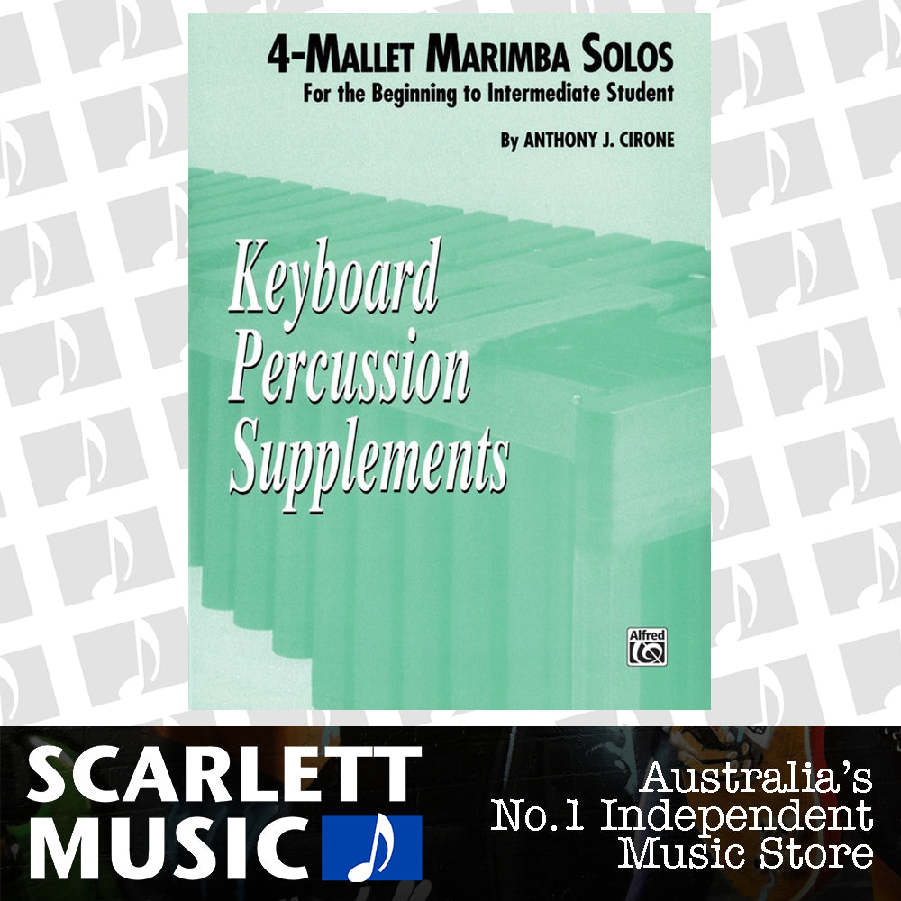 4 Mallet Marimba Solos Sheet Music — view 2