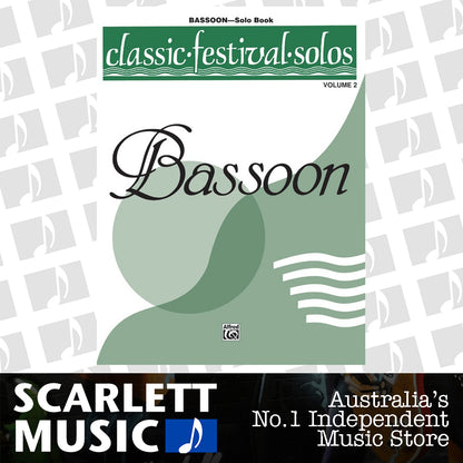 Classic Festival Solos Book 2 Bassoon — view 2