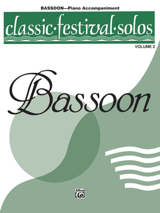 Classic Festival Solos Book 2 Bassoon Piano Accomp