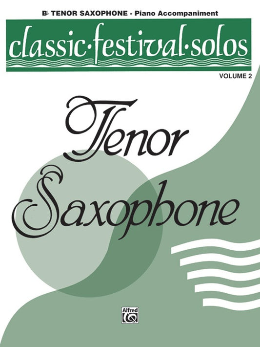 Classic Festival Solos Book 2 Ten Sax Piano Accomp