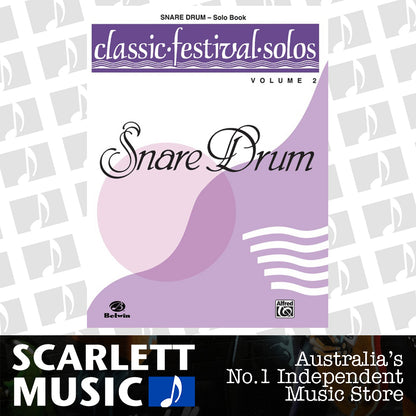 Classic Festival Solos Book 2 Snare Drum — view 2