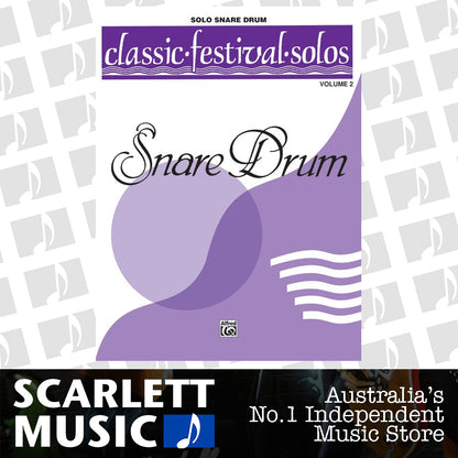 Classic Festival Solos Book 2 Snare Drum — view 2