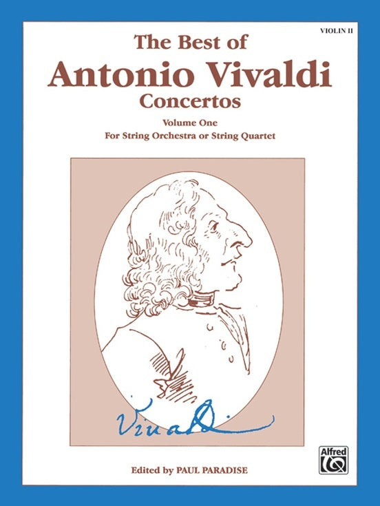 Best of Vivaldi Concertos Book 1 Violin 2 Edition Paradise