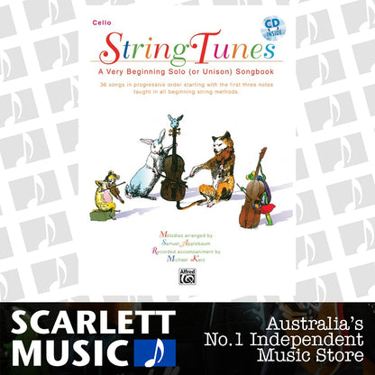 String Tunes Very Beginning Solo Songbook for Cello — view 2