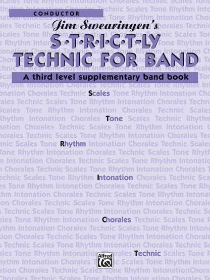 Strictly Technic for Band Grade 3 Conductor