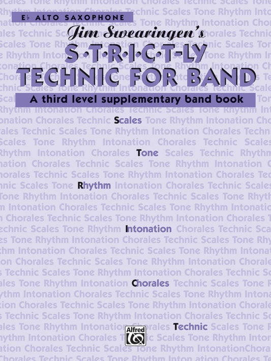 Strictly Technic for Band Grade 3 E Flat Alto Saxophone Sheet Music