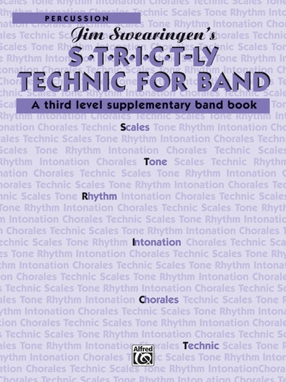 Strictly Technic for Band Grade 3 Percussion Sheet Music