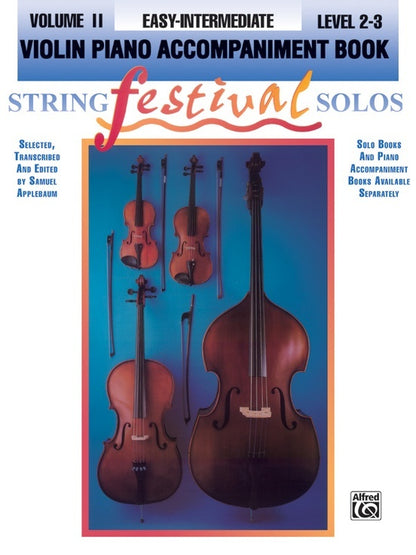 String Festival Solos Volume 2 for Violin with Piano Accompaniment