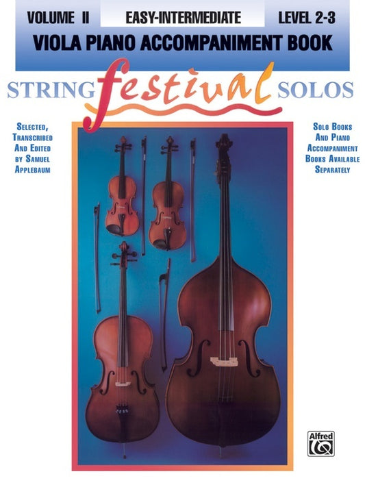 String Festival Solos Volume 2 for Viola with Piano Accompaniment