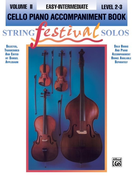 String Festival Solos Volume 2 for Cello with Piano Accompaniment