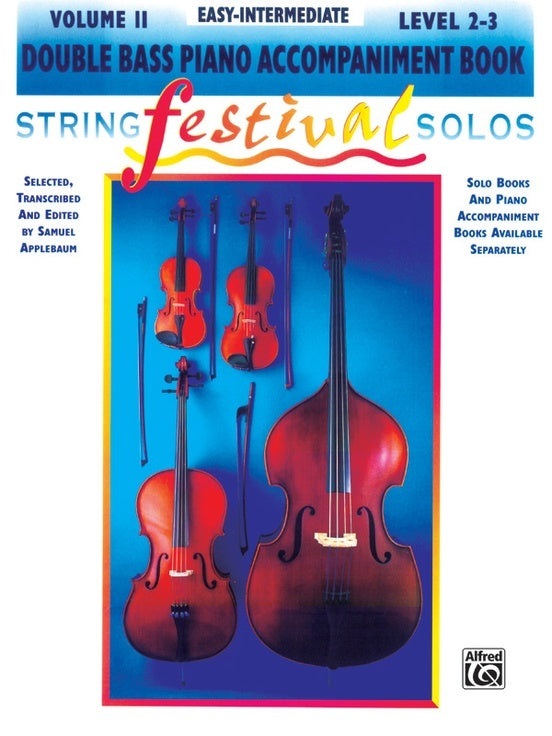 String Festival Solos Volume 2 Double Bass Piano Accompaniment