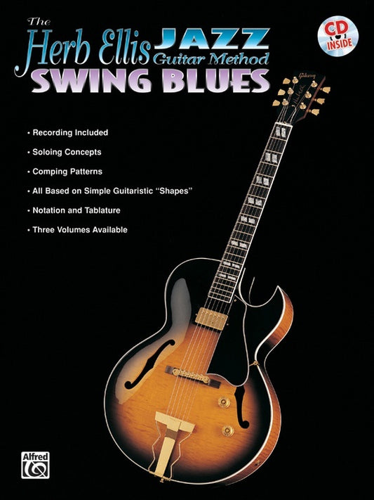Herb Ellis Jazz Guitar Method Swing Blues Book/CD