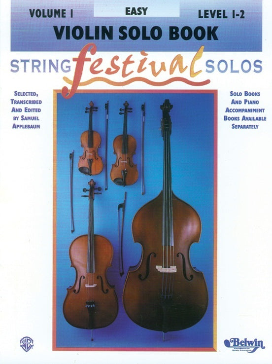 String Festival Solos Volume 1 for Violin Sheet Music