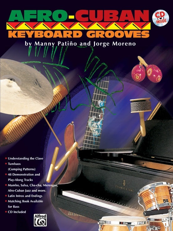 Afro Cuban Keyboard Grooves Book and CD