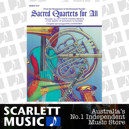 Sacred Quartets For All Horn In F — view 2