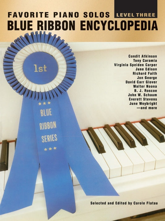 Blue Ribbon Encyclopedia Favourites Piano Sheet Music Level 3