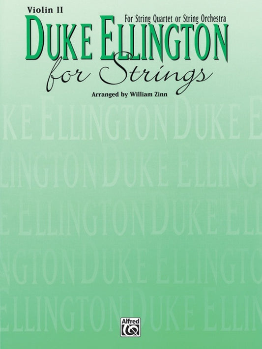 Duke Ellington For Strings Violin 2 Arr Zinn