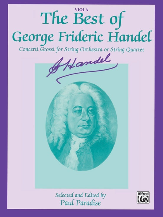 Best of Handel Viola Sheet Music