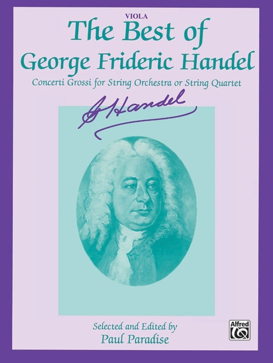 Best of Handel Viola Sheet Music