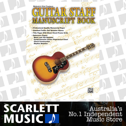 Guitar Staff Manuscript Book — view 2