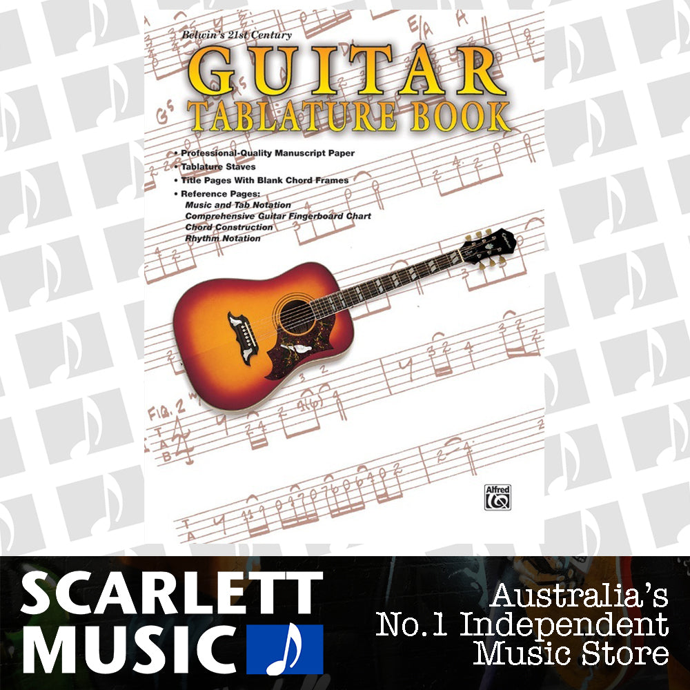 Guitar Tab Manuscript Book — view 2
