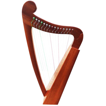 Opus 15-String Diatonic Wooden Harp - Natural Finish, Mahogany Body, Nylon Strings