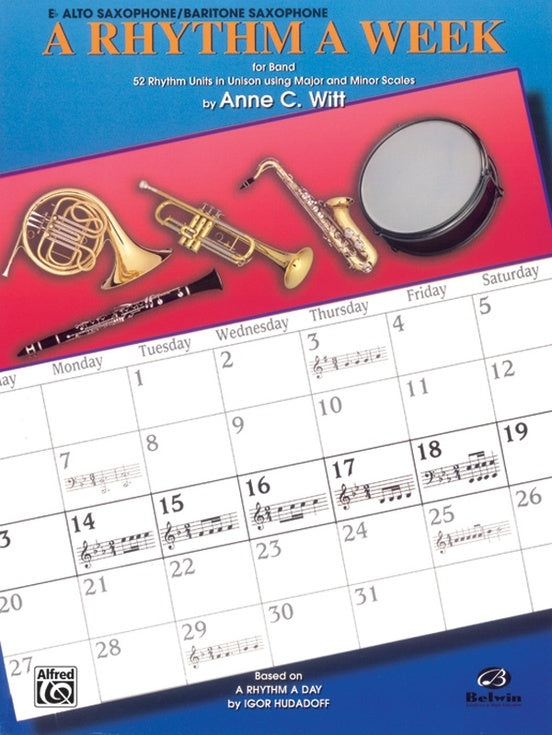 Rhythm A Week Band E Flat Alto Sax / Baritone Sax