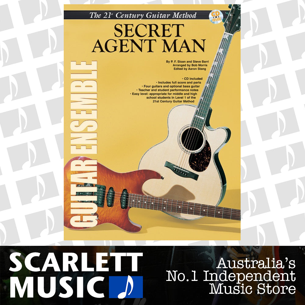 Secret Agent Man Guitar Ensemble Score/Parts/CD — view 2