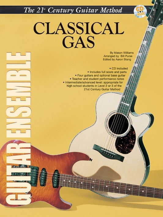Classical Gas Guitar Ensemble Score/Parts/CD