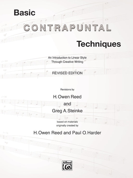 Basic Contrapuntal Techniques Book with 2 CDs