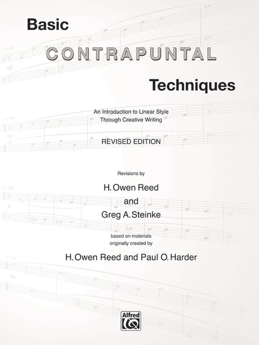 Basic Contrapuntal Techniques Book with 2 CDs
