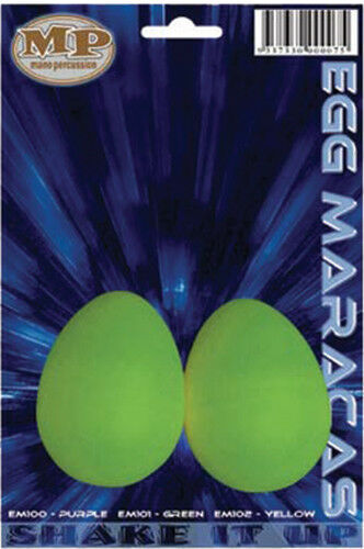 MANO PERCUSSION Maracas Egg Shaped Green 35g, 1 pair  Education