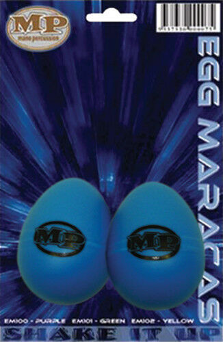 MANO PERCUSSION Maracas Egg Shaped Blue 50g, Pair  Education
