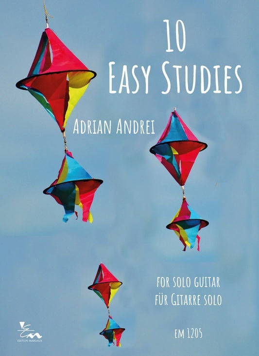 Andrei - 10 Easy Studies For Solo Guitar Softcover Book (Guitar)