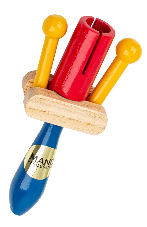 Mano Percussion EM329 Woodpecker Effect Handheld Unit Natural Satin