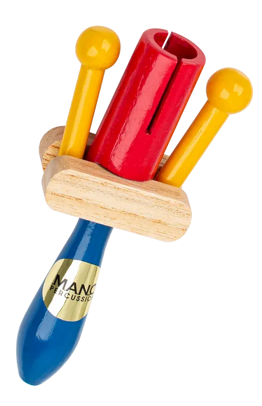 Mano Percussion EM329 Woodpecker Effect Handheld Unit Natural Satin