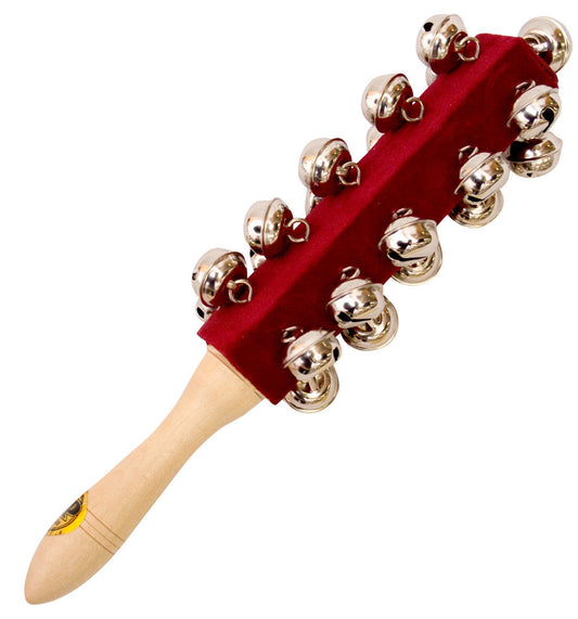 MANO PERCUSSION 21 Hand Bells On Wooden Handle  Kids Educational, Sleigh