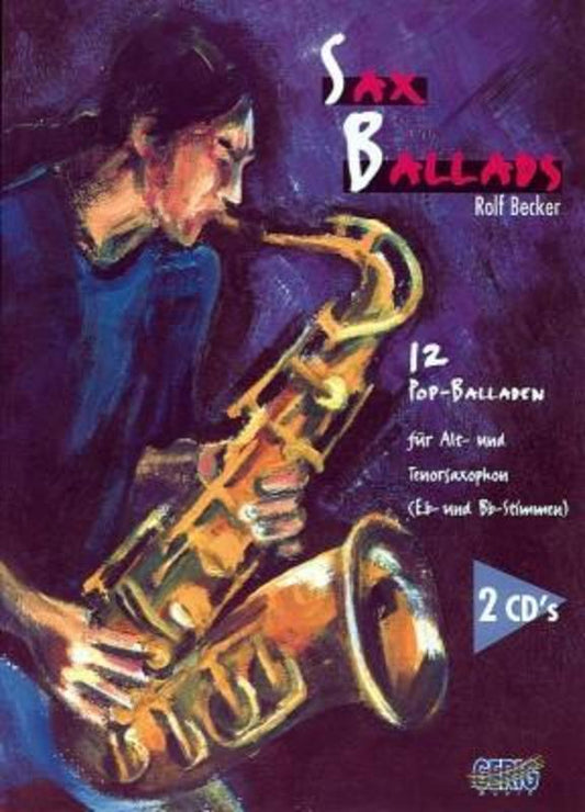 Sax Ballads Book 1 Alto Or Tenor Sax Book/CD Book