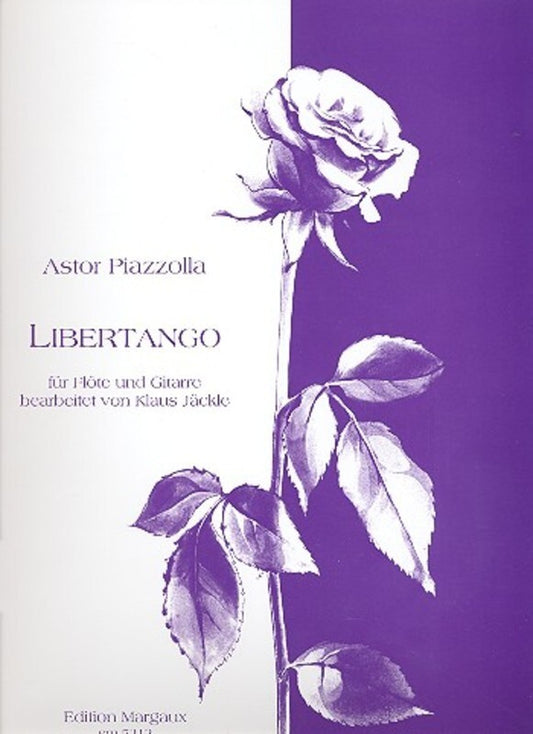 Piazzolla - Libertango For Flute And Guitar (Softcover Book)