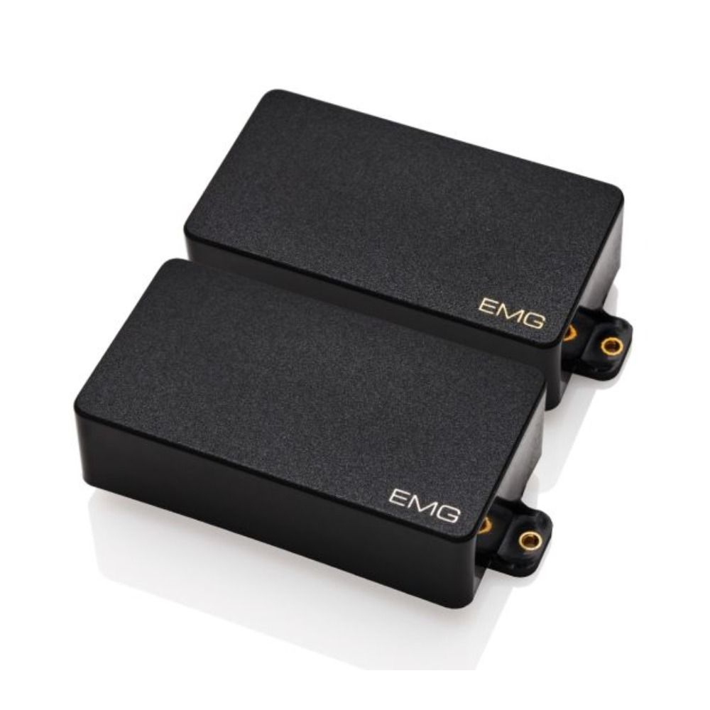 EMG 81 / 85 Original Logo Pickup Set - Black (EMG-8185SETBK)