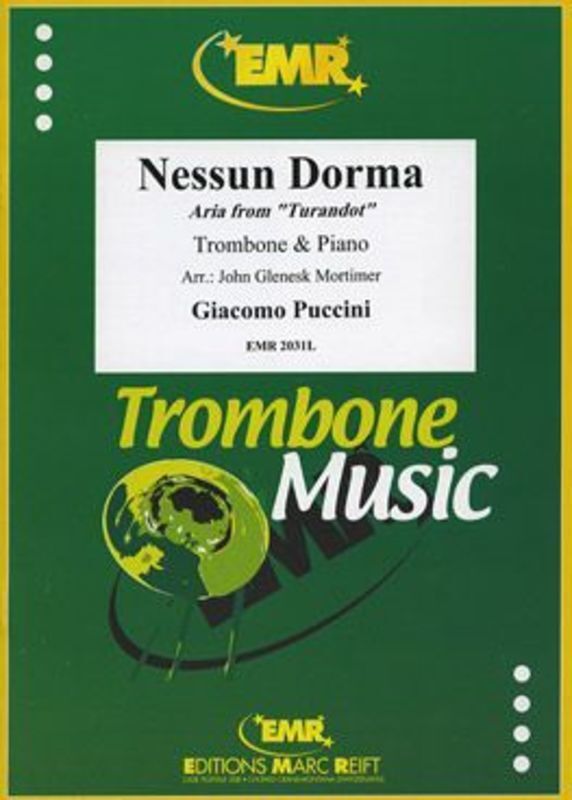 Nessun Dorma Trombone/Piano Book